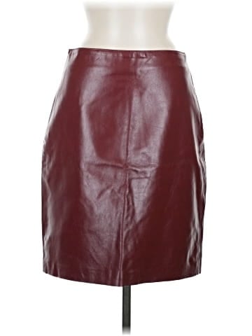 Finity Faux Leather Skirt (view 1)