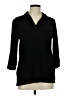 Matty M Black Long Sleeve Polo Size M - photo 1