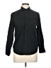IZOD Solid Black Long Sleeve Button-Down Shirt Size L - photo 1
