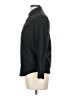 IZOD Solid Black Long Sleeve Button-Down Shirt Size L - photo 5