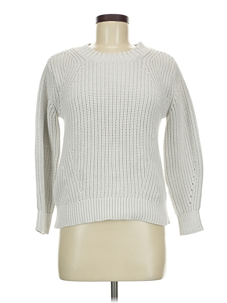 Pre-owned Everlane Pullover Sweater In Silver