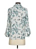The Limited Floral Teal 3/4 Sleeve Blouse Size S - photo 2