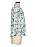 The Limited Floral Teal 3/4 Sleeve Blouse Size S - photo 4