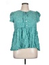 Shein 100% Viscose Teal Short Sleeve Blouse Size XL - photo 1