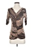 Patchington Brown 3/4 Sleeve Top Size S - photo 1