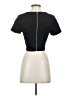 Shein Black Short Sleeve Top Size S - photo 2