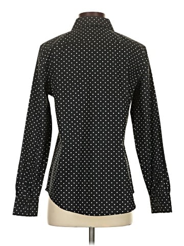 Jones New York Signature Long Sleeve Button-Down Shirt (view 2)
