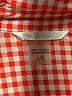 Nygard Checkered-gingham Orange Short Sleeve Button-Down Shirt Size L - photo 7