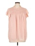 Unbranded 100% Polyester Pink Short Sleeve Blouse Size L - photo 1