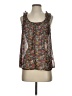 Soprano Brown Sleeveless Blouse Size S - photo 1