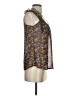 Soprano Brown Sleeveless Blouse Size S - photo 4