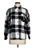 Sincerely Jules Checkered-gingham Black Long Sleeve Button-Down Shirt Size M - photo 1
