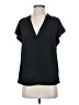 Banana Republic 100% Polyester Black Short Sleeve Blouse Size S - photo 1
