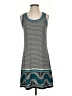 Assorted Brands Chevron-herringbone Teal Casual Dress Size S (estimated) - photo 1
