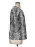 Cathy Daniels Animal Print Silver 3/4 Sleeve Blouse Size XL - photo 4