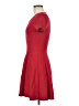 Unbranded Solid Red Casual Dress Size M - photo 5