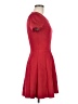 Unbranded Solid Red Casual Dress Size M - photo 4