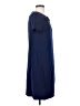 Anne Klein Solid Blue Casual Dress Size 4 - photo 4