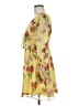 BB Dakota 100% Polyester Floral Yellow Cocktail Dress Size 6 - photo 5