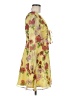 BB Dakota 100% Polyester Floral Yellow Cocktail Dress Size 6 - photo 4