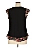 Simply Styled 100% Polyester Black Short Sleeve Blouse Size XL - photo 2