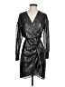Pinko Metallic Silver Cocktail Dress Size EU (IT) 38 / US 2 - photo 1