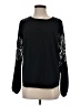 Q&A 100% Polyester Black Long Sleeve Top Size S - photo 1