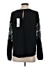 Q&A 100% Polyester Black Long Sleeve Top Size S - photo 2
