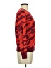 CAbi Animal Print Red Pullover Sweater Size M - photo 4