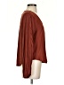 Left Coast by Dolan 100% Polyester Burgundy Brown Long Sleeve Blouse Size XS - photo 4