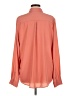 Unbranded 100% Polyester Orange Long Sleeve Blouse Size M (estimated) - photo 2