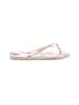 Havaianas White Pink Flip Flops Size 7 - 8 - photo 1