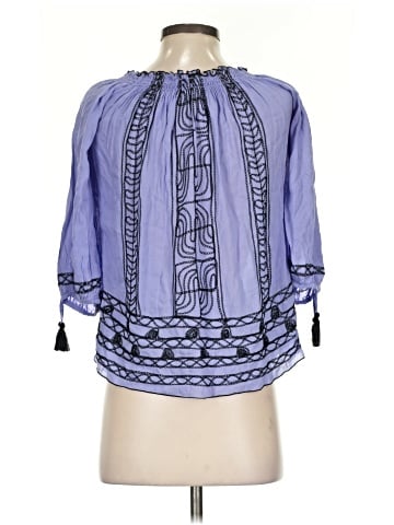 Poupette St. Barth 3/4 Sleeve Blouse (view 2)
