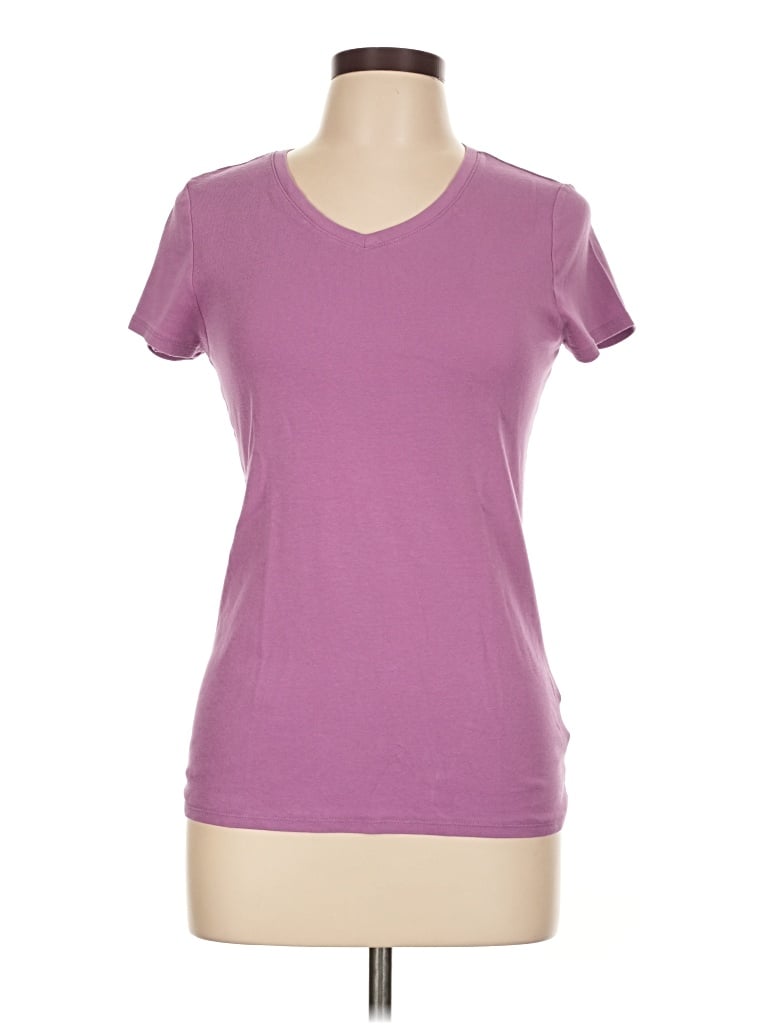 Pre-owned Faded Glory Short Sleeve T-shirt In Purple