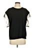 IRO 100% Cotton Black Short Sleeve Top Size XS - photo 1