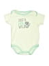 Little Beginnings Green Short Sleeve Onesie Size 6-9 mo - photo 1