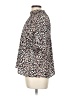 Evereve 100% Polyester Animal Print Ivory Short Sleeve Blouse Size L - photo 5