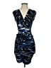 BCBGMAXAZRIA Graphic Blue Cocktail Dress Size XS - photo 1