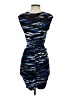BCBGMAXAZRIA Graphic Blue Cocktail Dress Size XS - photo 2