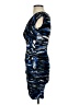 BCBGMAXAZRIA Graphic Blue Cocktail Dress Size XS - photo 5