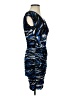 BCBGMAXAZRIA Graphic Blue Cocktail Dress Size XS - photo 4