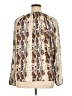 Grace 100% Polyester Paisley Ivory Long Sleeve Blouse Size XL - photo 2