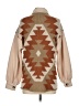 New In 100% Polyester Tan Ivory Jacket Size S - photo 2