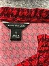 Ann Taylor 100% Polyester Houndstooth Red Short Sleeve Blouse Size XS - photo 7