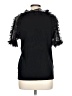 Sioni Black Short Sleeve Top Size L - photo 2