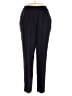 Alfred Dunner Solid Black Casual Pants Size 14 - photo 1