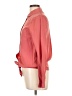 Thread & Supply 100% Lyocell Orange Pink Long Sleeve Button-Down Shirt Size S - photo 5