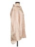 By Anthropologie 100% Polyester Metallic Tan Long Sleeve Blouse Size L - photo 4