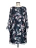 C established 1946 100% Polyester Print Blue Casual Dress Size M - photo 2