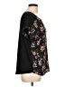Assorted Brands 100% Polyester Floral Black Short Sleeve Blouse Size L - photo 4